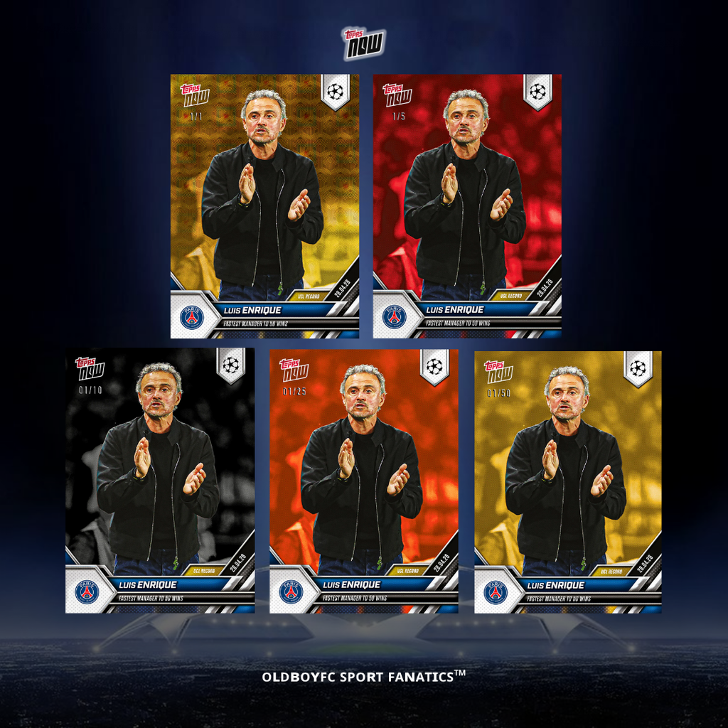 Topps Now Luis Enrique 25/26 UCL 限量編號卡圖