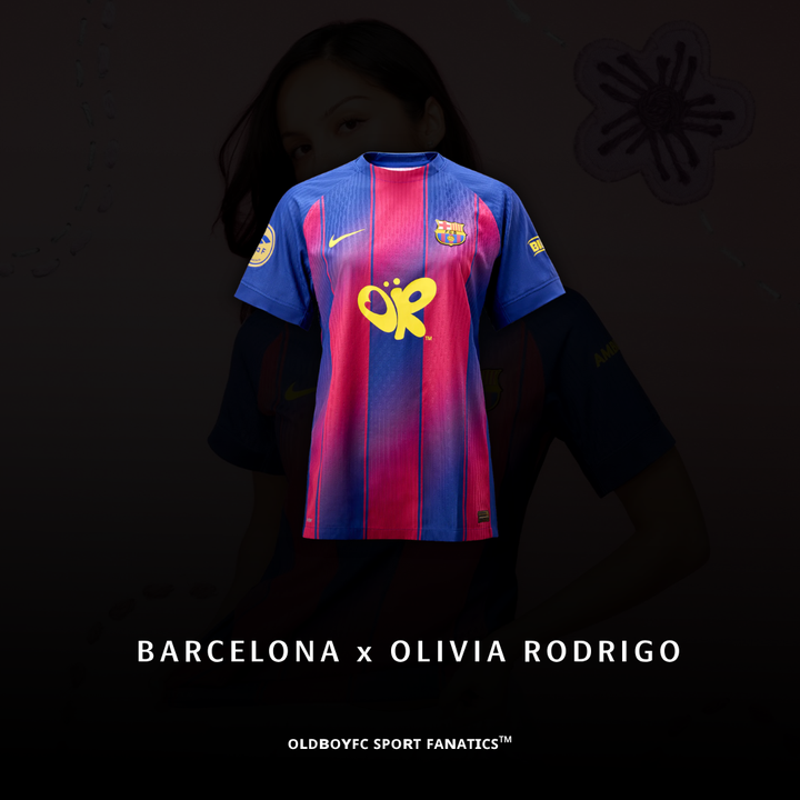 BARCELONA x OLIVIA RODRIGO x SPOTIFY 聯名特別球員版球衣