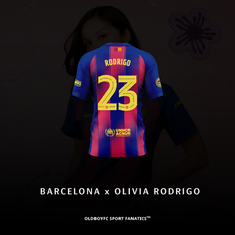 BARCELONA x OLIVIA RODRIGO x SPOTIFY 聯名特別球員版球衣