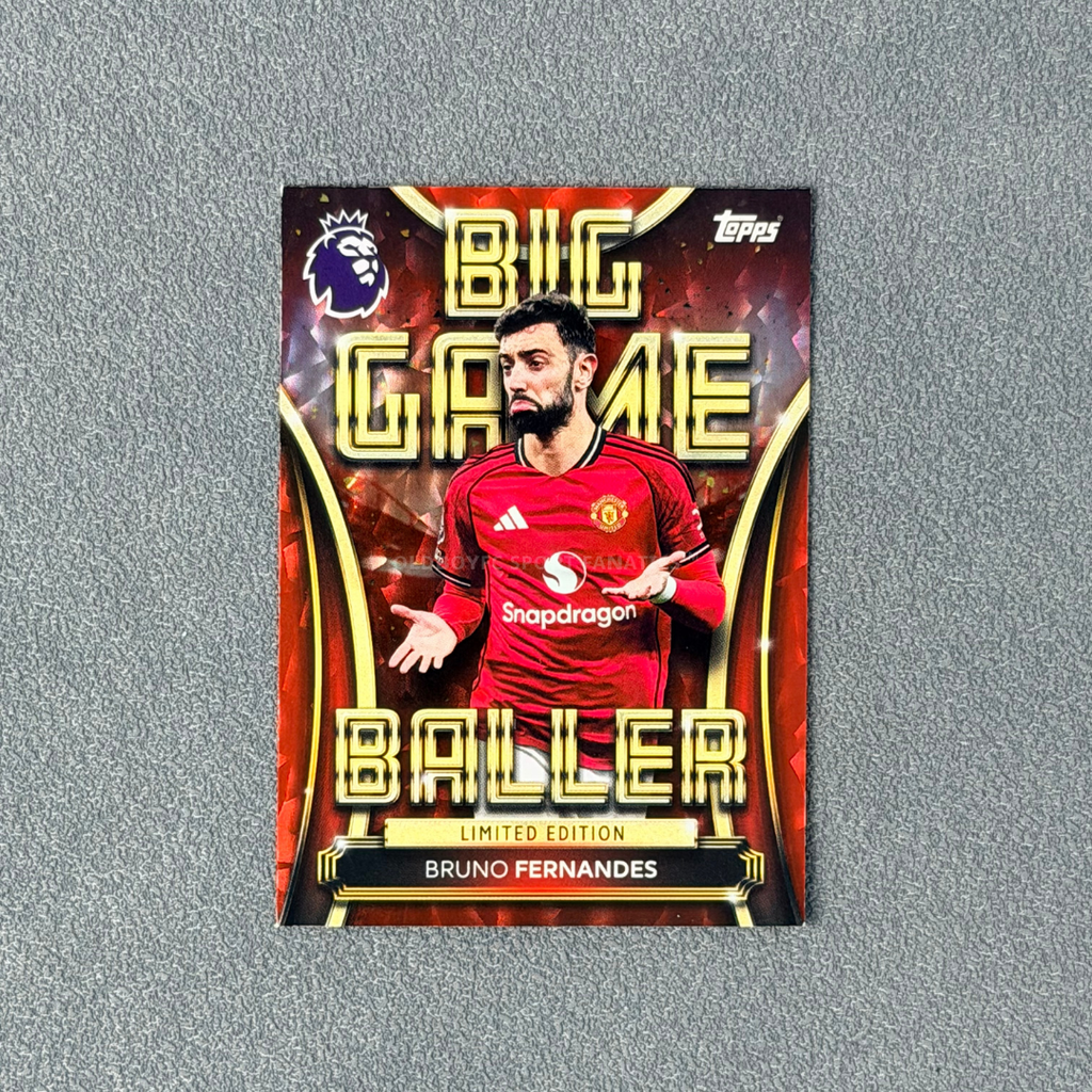 Bruno Fernandes 25/26 英超 Topps Big Game Baller 卡片正面