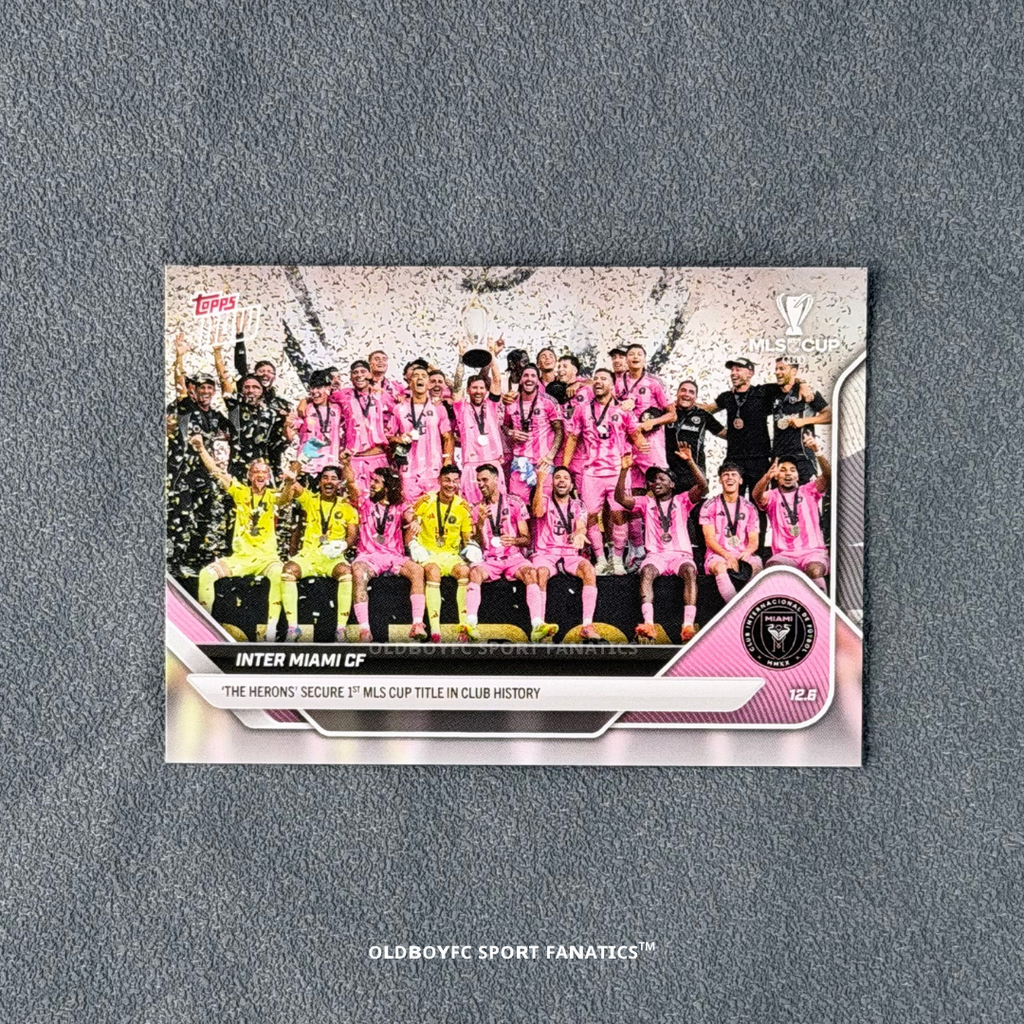 Inter Miami CF 2025 MLS Topps Now 卡片正面