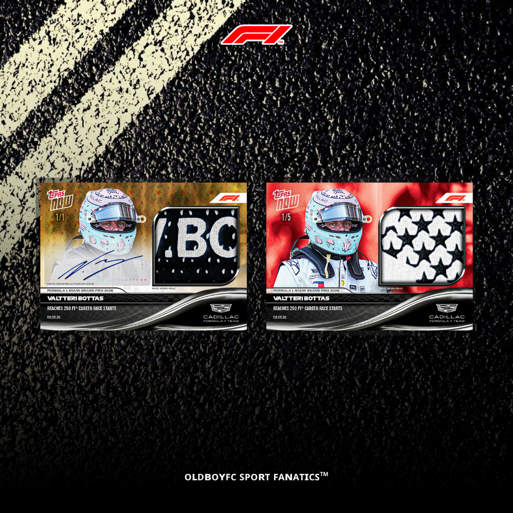 Topps Now Valtteri Bottas 2026 F1 邁阿密大獎賽 球星卡 物料卡圖