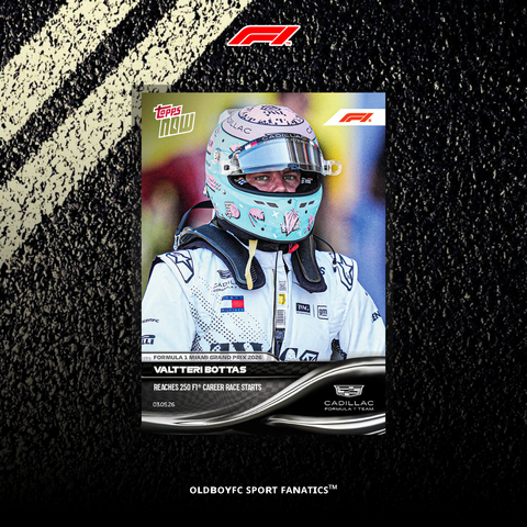 Topps Now Valtteri Bottas 2026 F1 邁阿密大獎賽 球星卡 正面圖