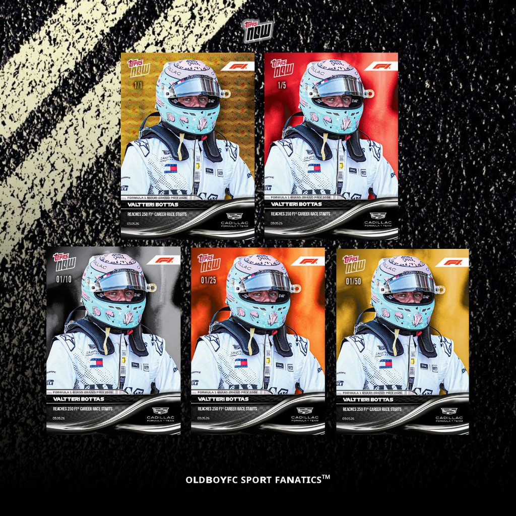 Topps Now Valtteri Bottas 2026 F1 邁阿密大獎賽 球星卡 帶編卡圖