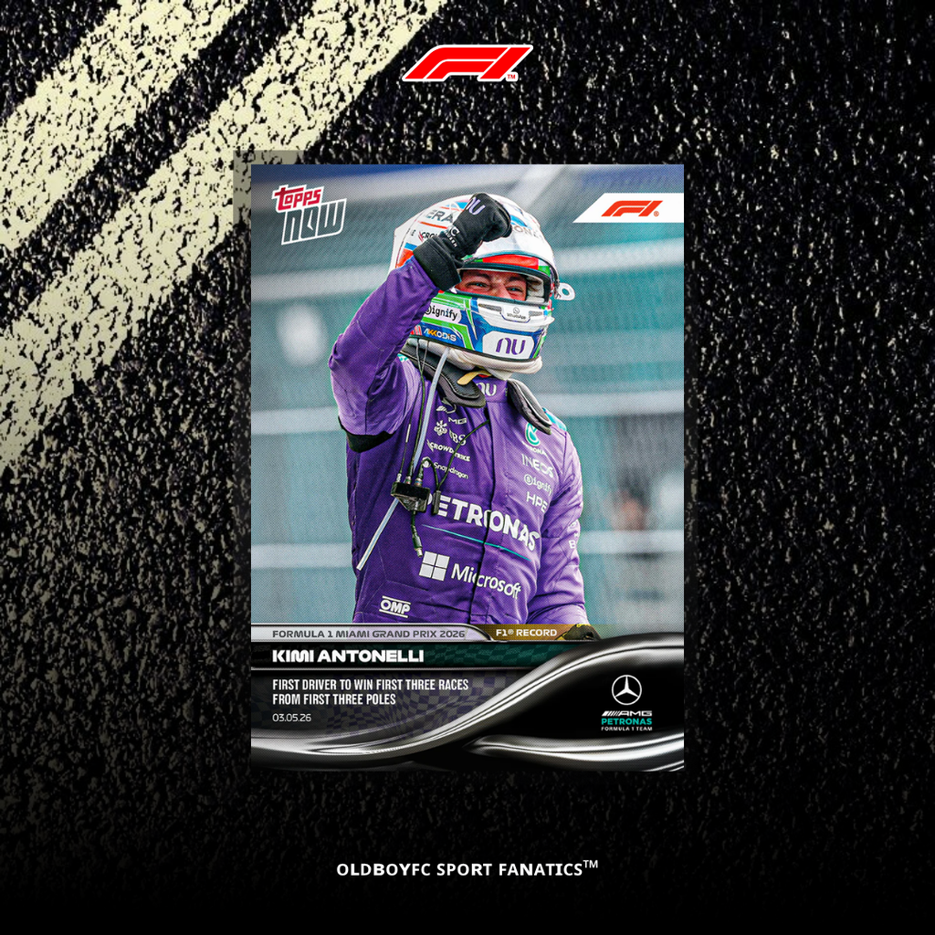 Topps Now Kimi Antonelli 2026 F1 邁阿密大獎賽 球星卡 正面圖