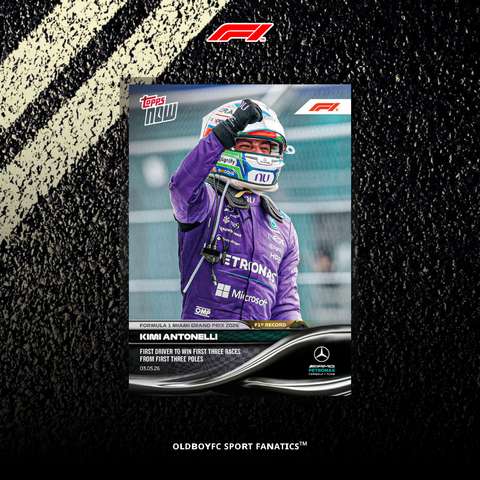 Topps Now Kimi Antonelli 2026 F1 邁阿密大獎賽 球星卡 正面圖