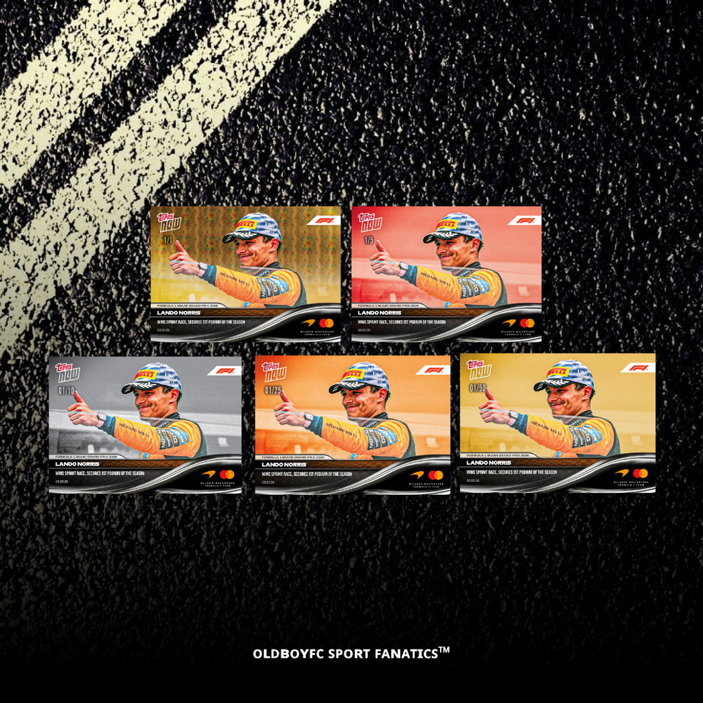 Topps Now Lando Norris 2026 F1 邁阿密大獎賽 球星卡 帶編卡圖