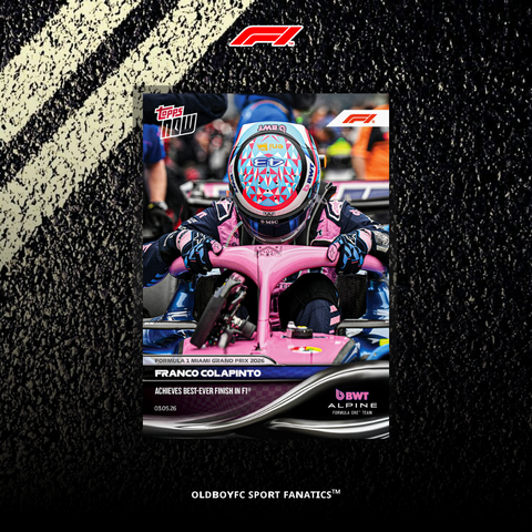Topps Now Franco Colapinto 2026 F1 邁阿密大獎賽 球星卡 正面圖