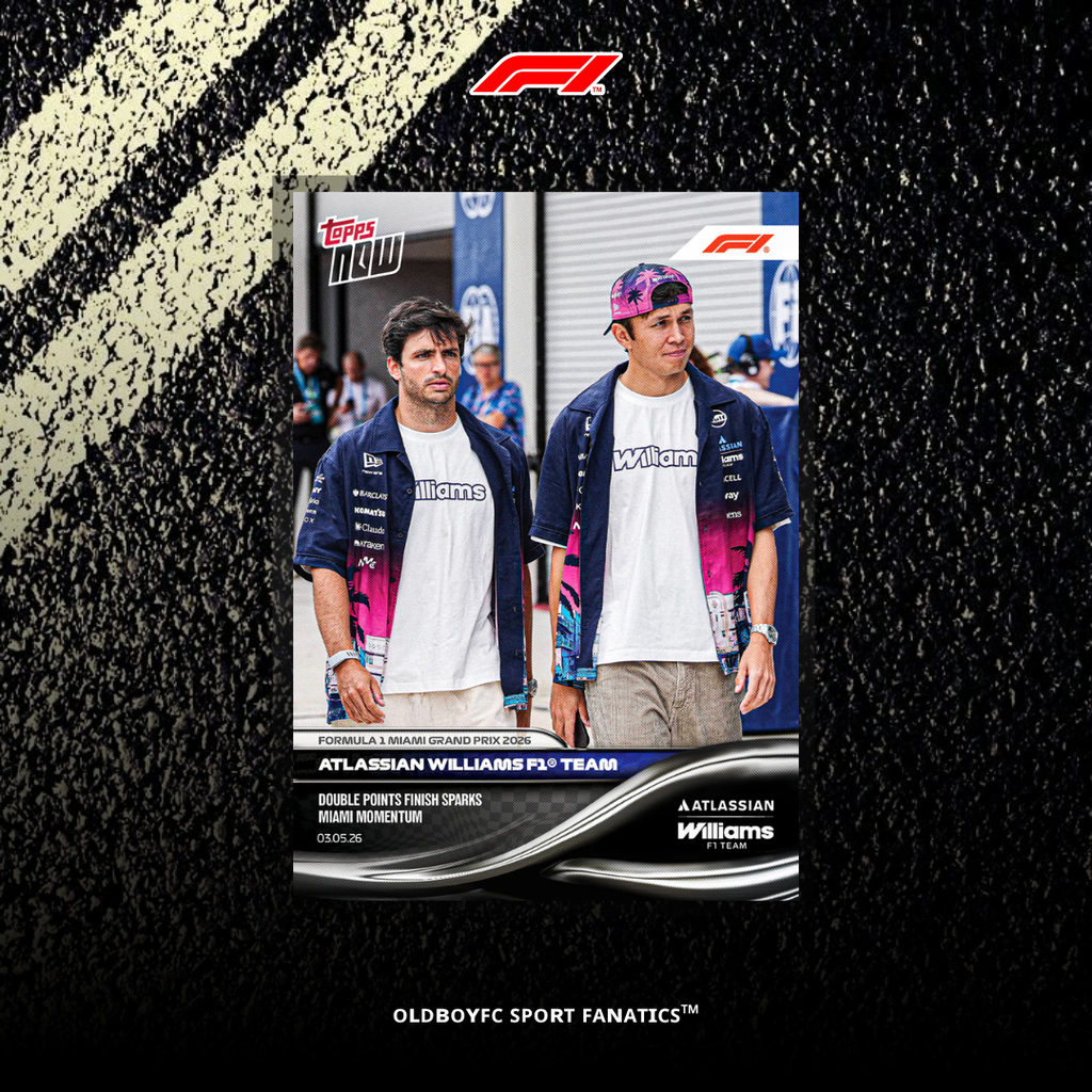 Topps Now Atlassian Williams F1 Team 2026 F1 邁阿密大獎賽 球星卡 正面圖