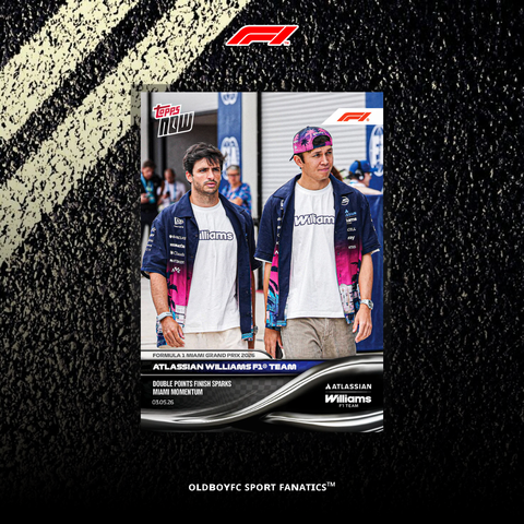 Topps Now Atlassian Williams F1 Team 2026 F1 邁阿密大獎賽 球星卡 正面圖