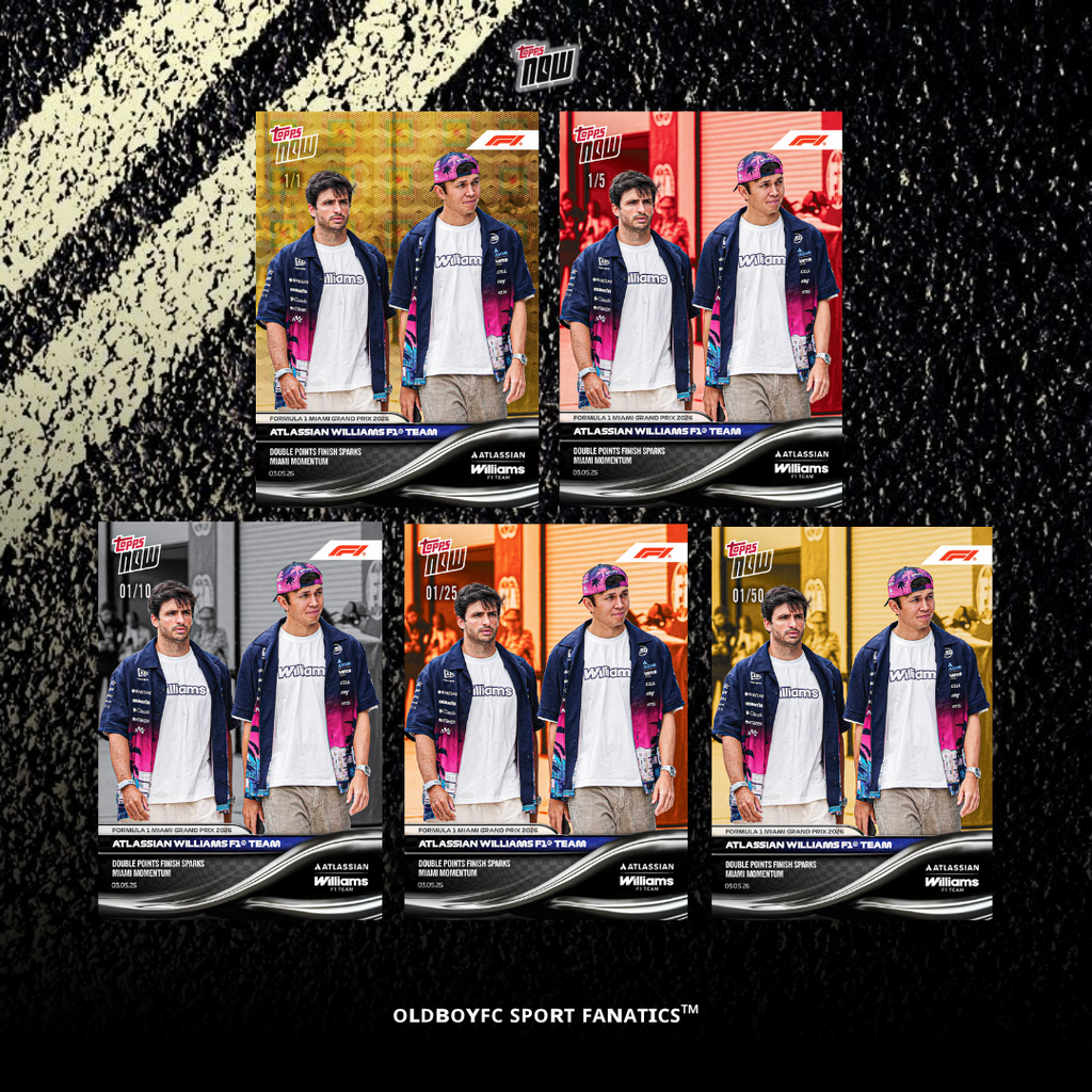 Topps Now Atlassian Williams F1 Team 2026 F1 邁阿密大獎賽 球星卡 帶編卡圖