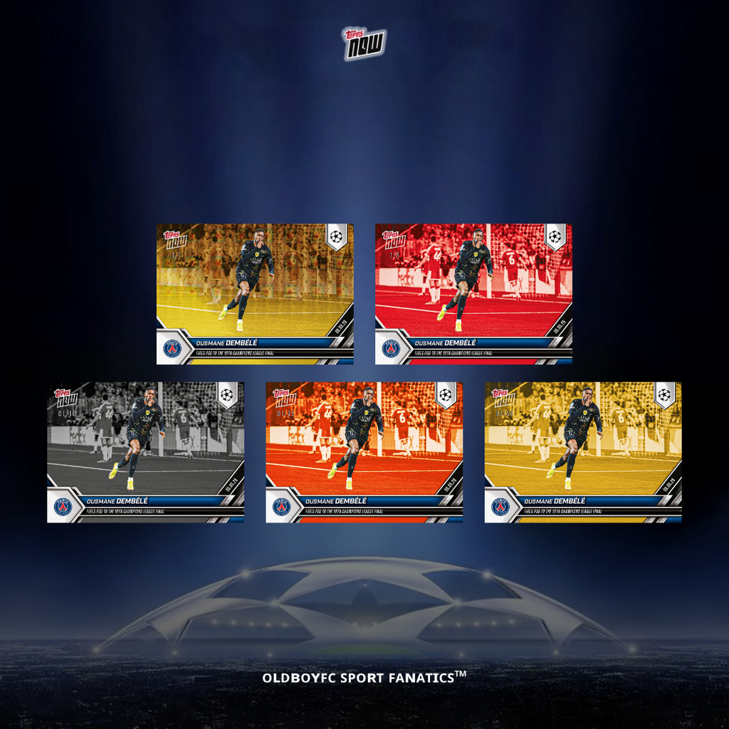 Topps Now Ousmane Dembélé 25/26 歐冠球星卡 帶編卡圖