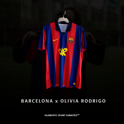 BARCELONA x OLIVIA RODRIGO x SPOTIFY 2003/04 復古球衣