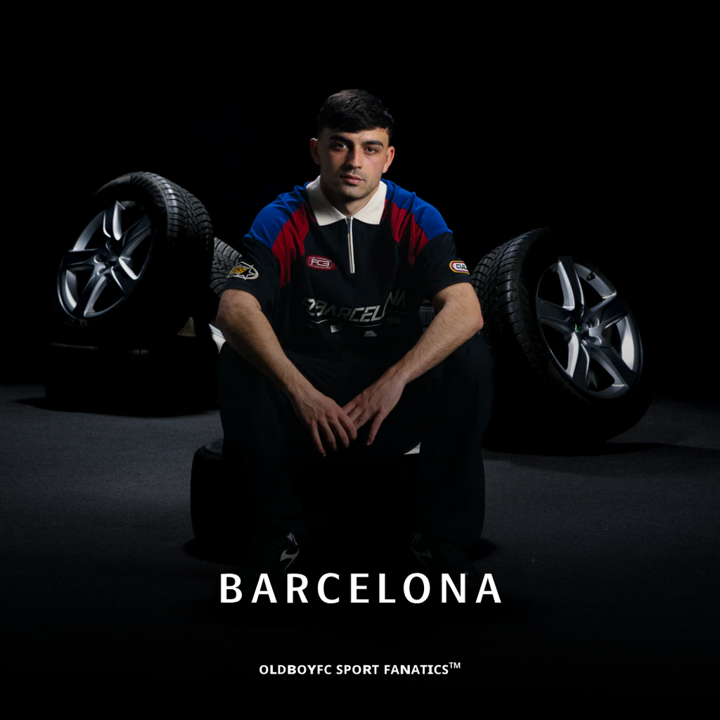 BARCELONA x 賽車系列 Polo Half Zip Antracite