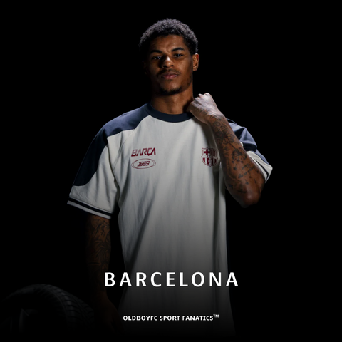 BARCELONA x 賽車系列 Tee Ecru