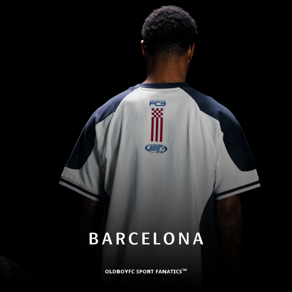 BARCELONA x 賽車系列 Tee Ecru