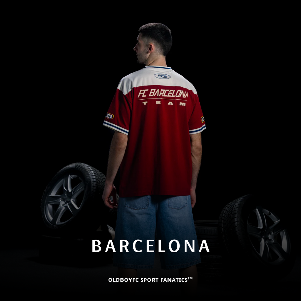 BARCELONA x 賽車系列 Tee Garnet