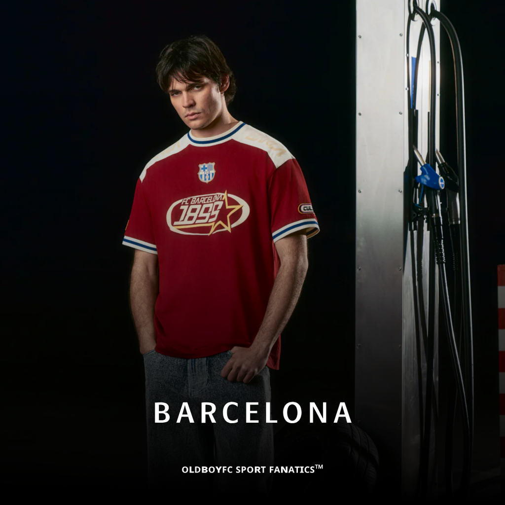 BARCELONA x 賽車系列 Tee Garnet