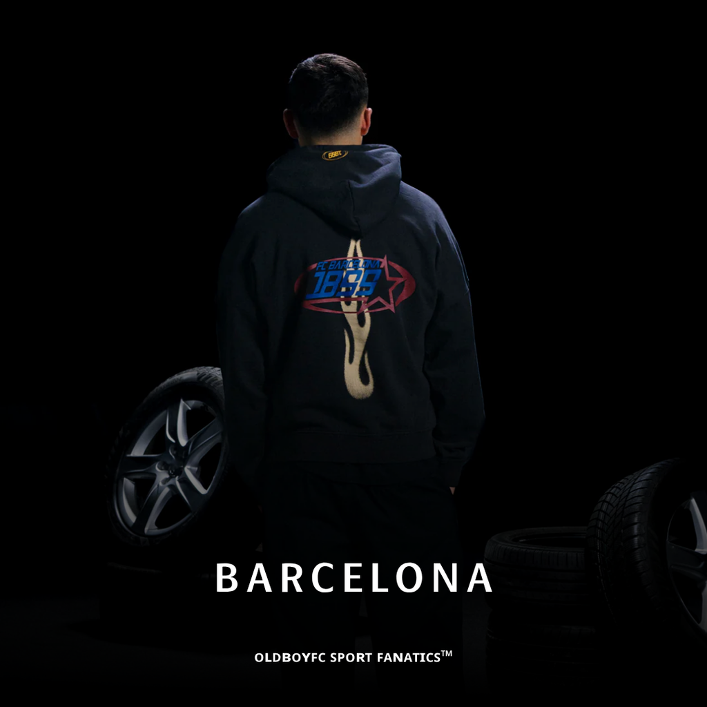 BARCELONA x 賽車系列 Hoodie Grey
