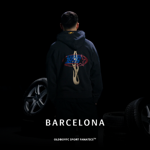 BARCELONA x 賽車系列 Hoodie Grey
