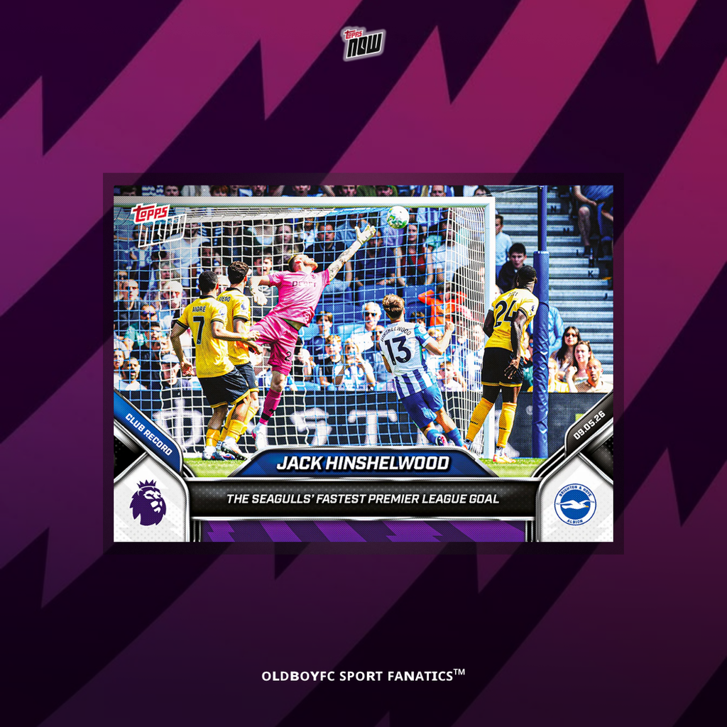 Topps Now Jack Hinshelwood 25/26 英超 球星卡 正面圖