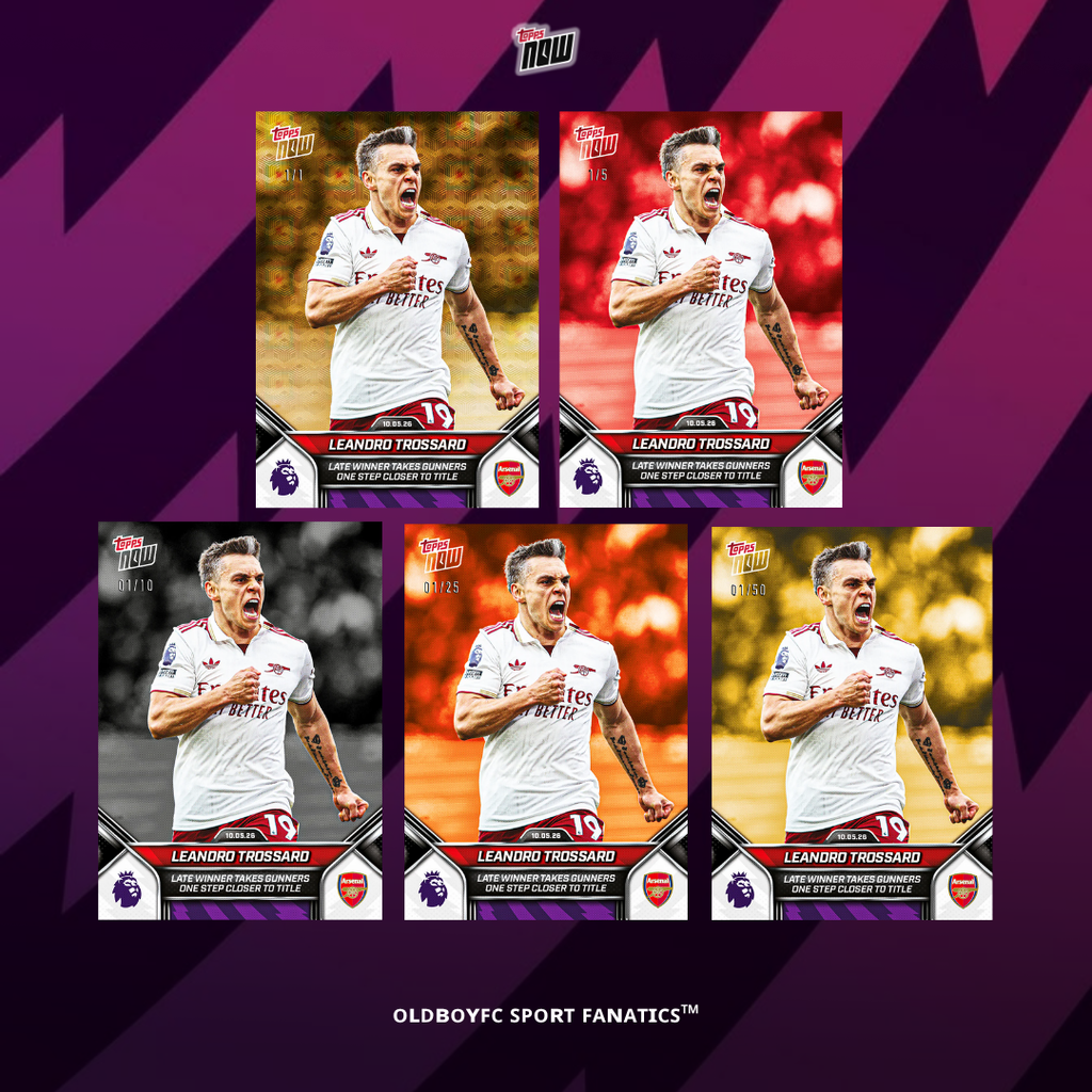 Topps Now Leandro Trossard 25/26 英超 球星卡 帶編卡圖