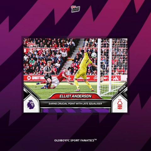 Topps Now Elliot Anderson 25/26 英超 球星卡 正面圖