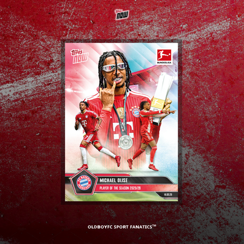 Topps Now Michael Olise 25/26 德甲球星卡 正面圖