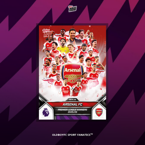 Topps Now Arsenal FC 25/26 英超球星卡 正面圖