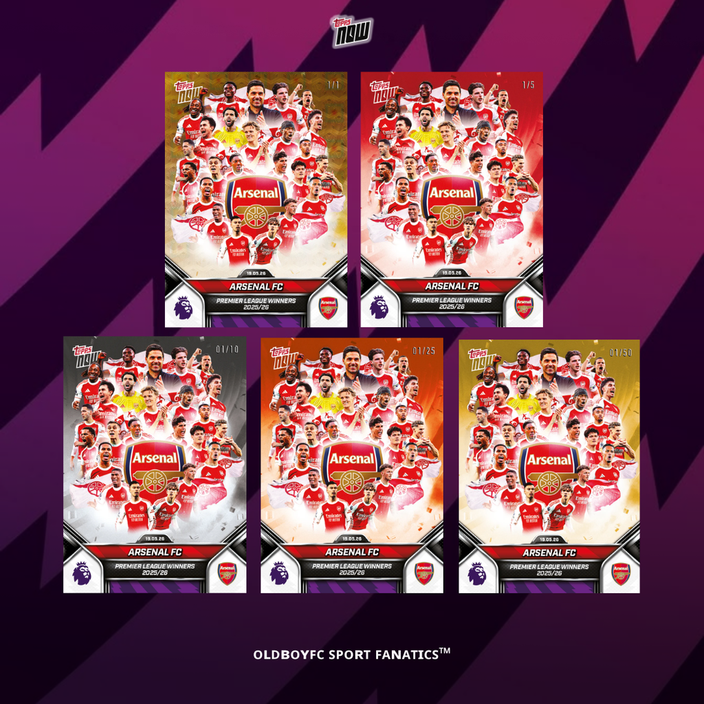 Topps Now Arsenal FC 25/26 英超帶編球星卡