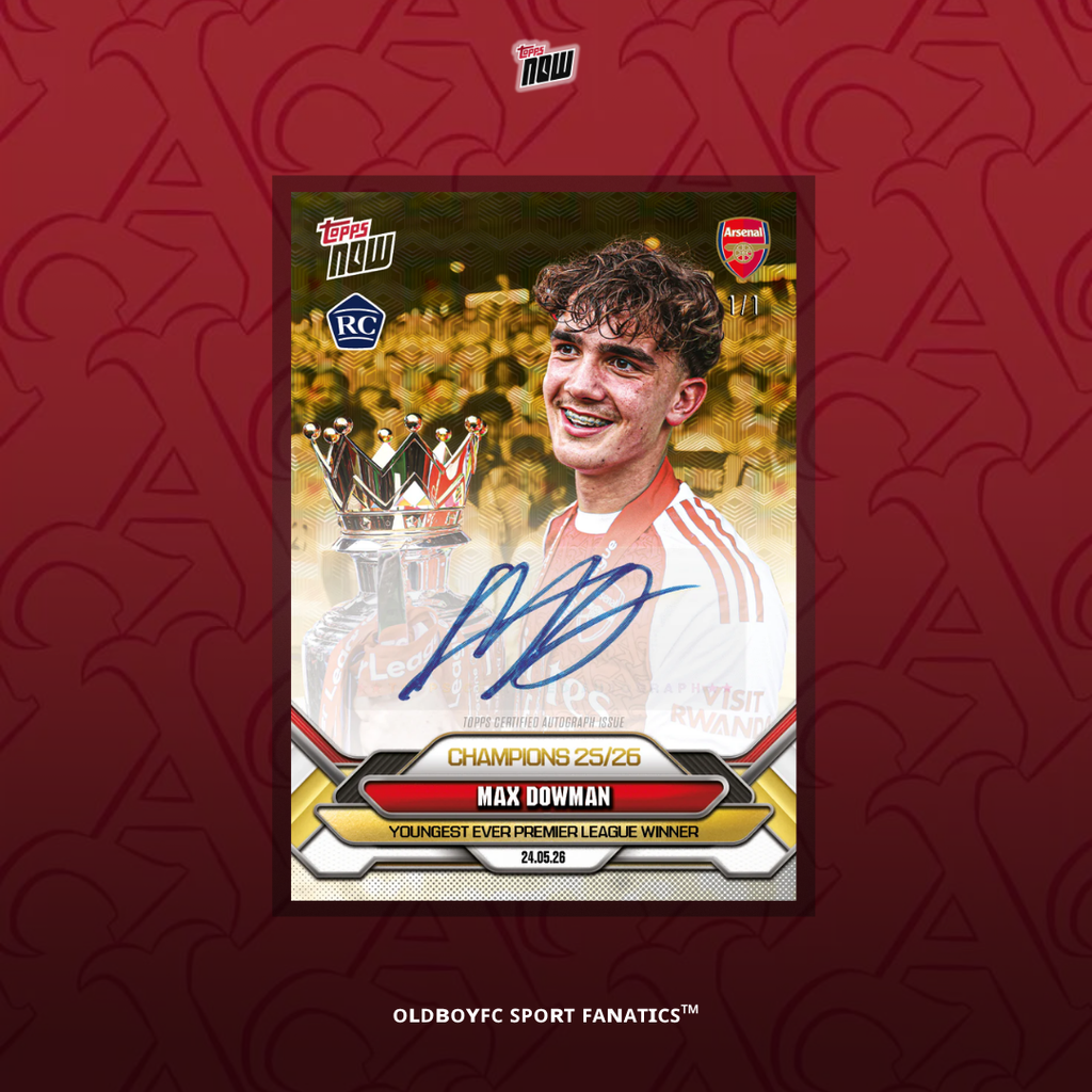 Topps Now Max Dowman 25/26 阿森納 球星卡 簽字卡圖