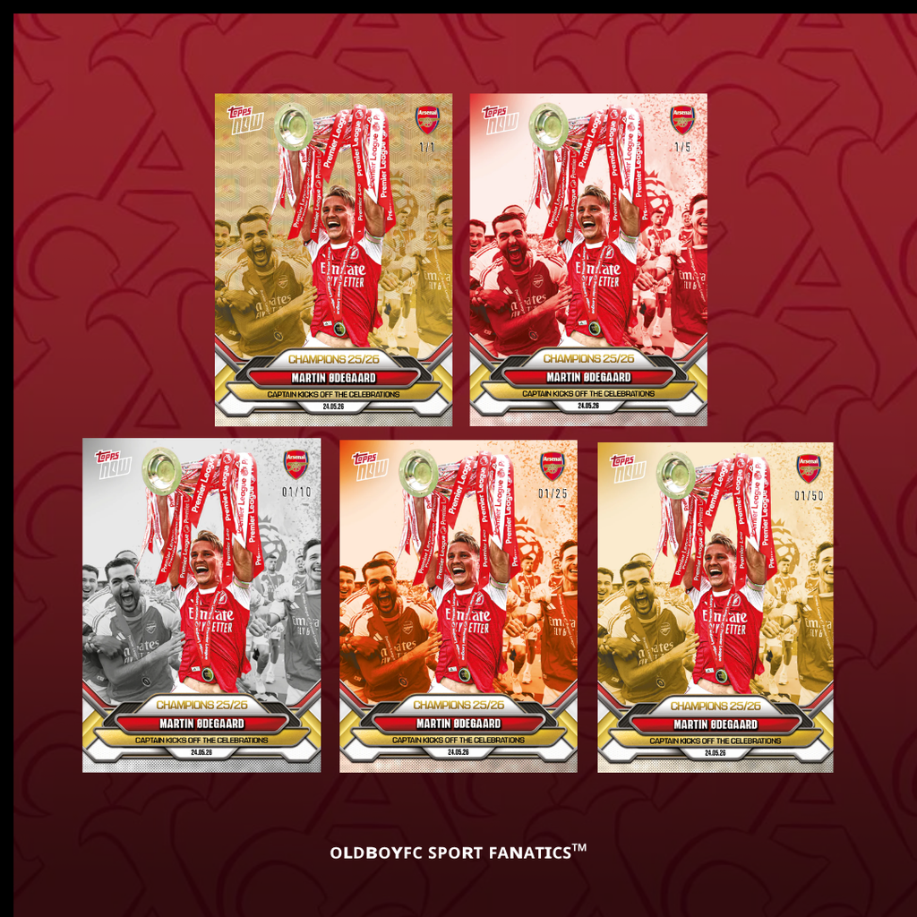 Topps Now Martin Ødegaard 25/26 阿森納 球星卡 帶編卡圖