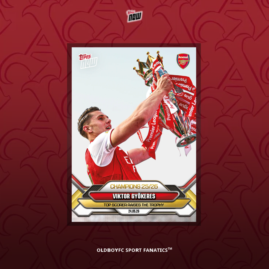 Topps Now Viktor Gyökeres 25/26 阿森納 球星卡 正面圖