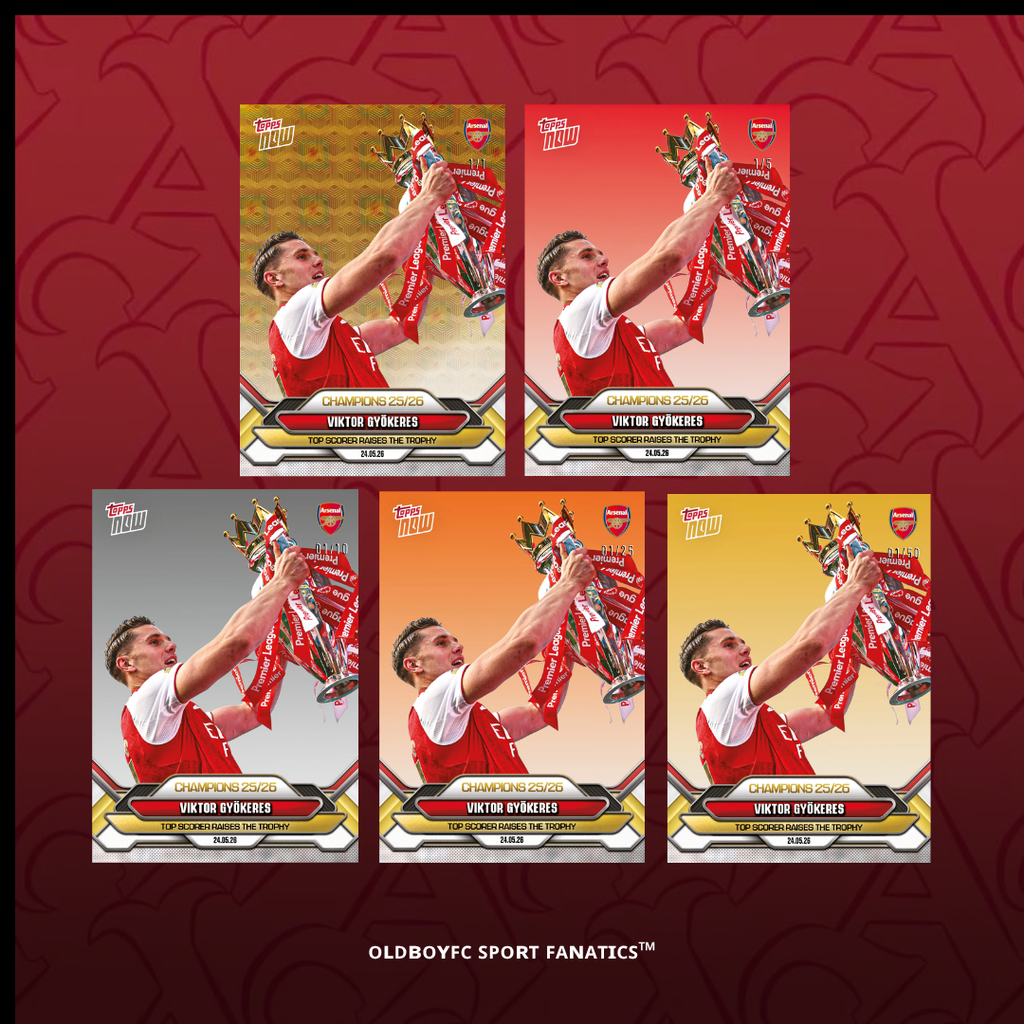 Topps Now Viktor Gyökeres 25/26 阿森納 球星卡 帶編卡圖