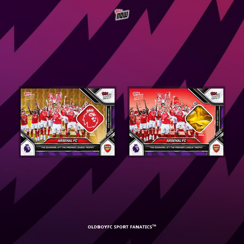 Topps Now Arsenal FC 25/26 英超 球星卡 物料卡圖
