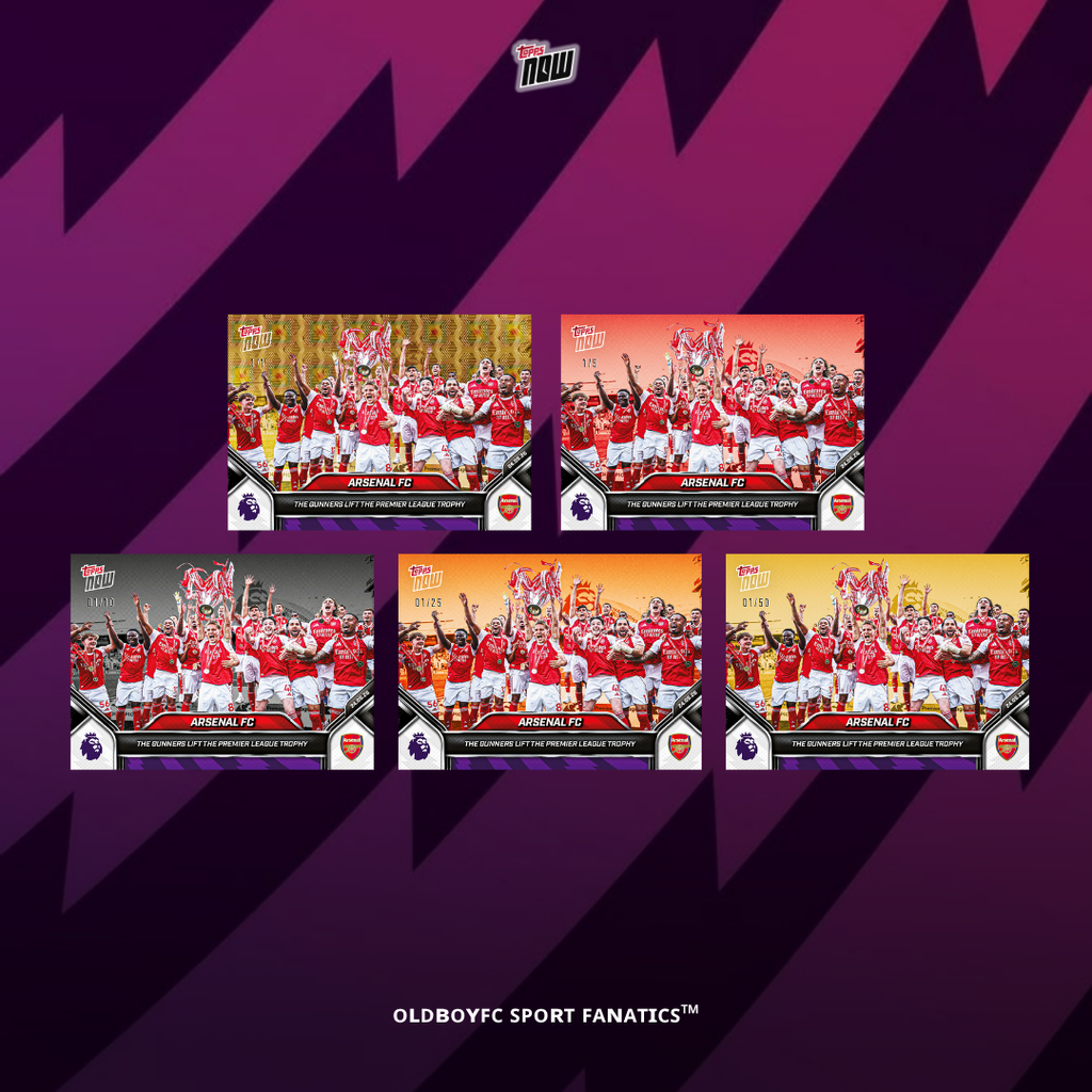 Topps Now Arsenal FC 25/26 英超 球星卡 帶編卡圖