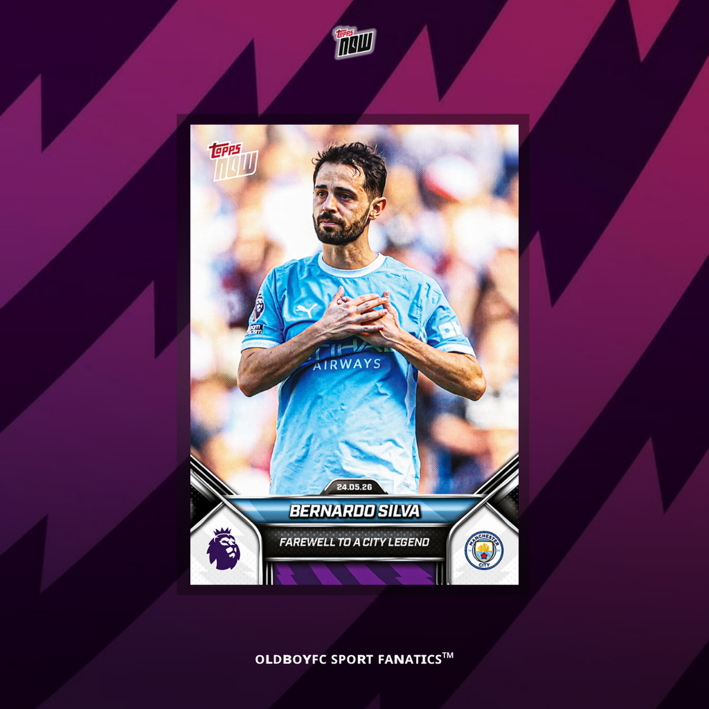 Topps Now Bernardo Silva 25/26 英超 球星卡 正面圖