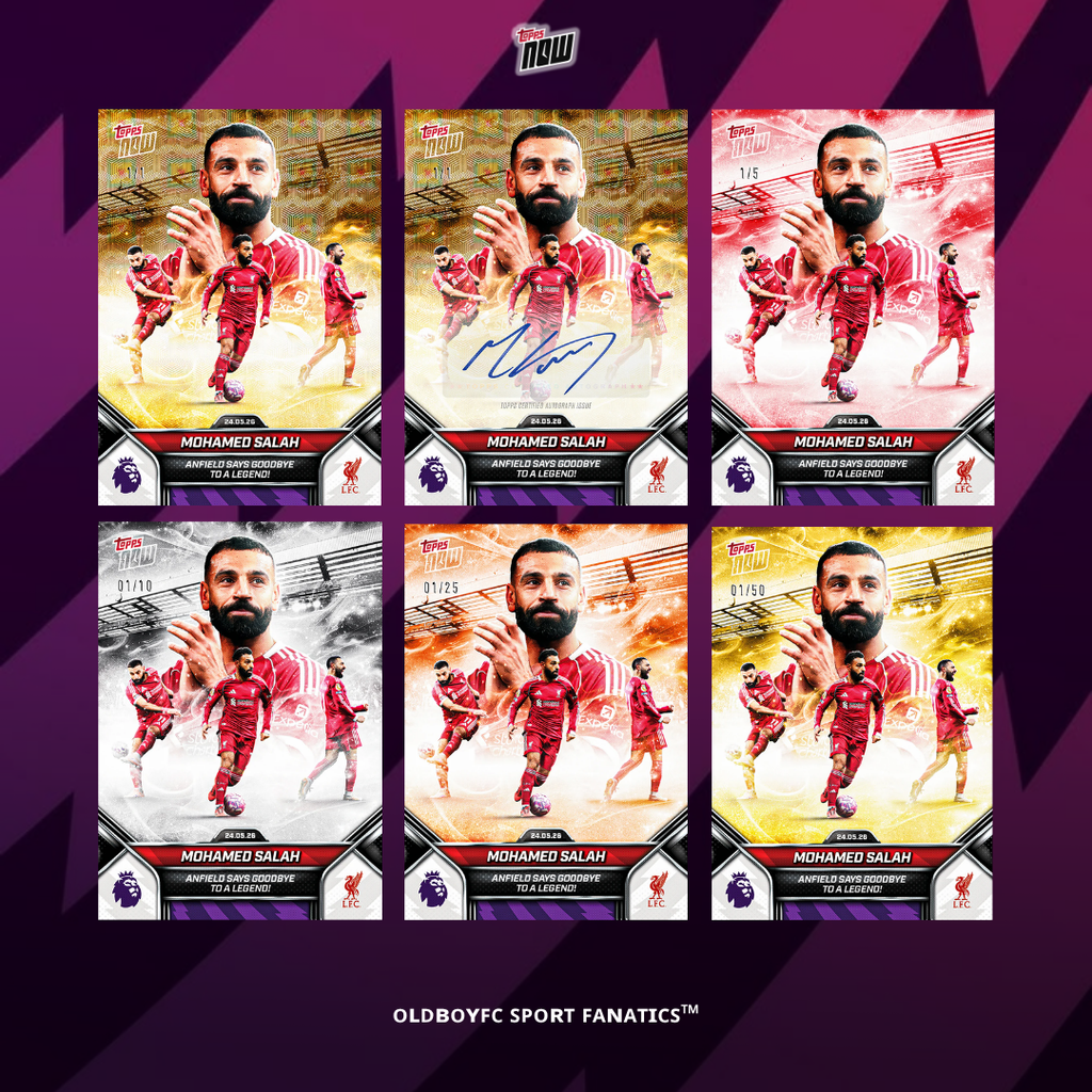 Topps Now Mohamed Salah 25/26 英超 球星卡 帶編卡圖