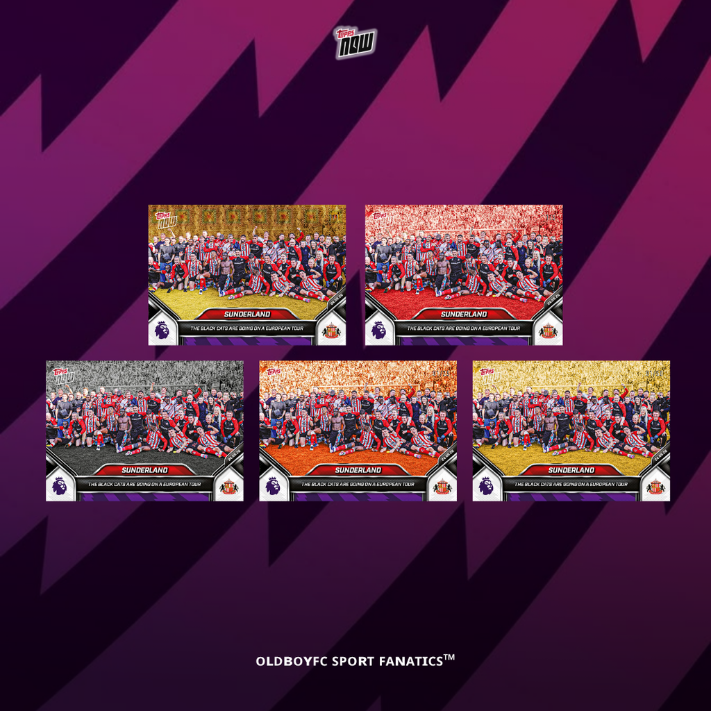 Topps Now Sunderland 25/26 英超 球星卡 帶編卡圖