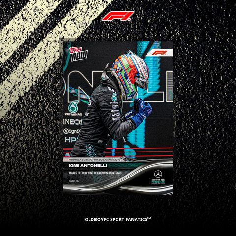 Topps Now Kimi Antonelli 2026 加拿大大獎賽 球星卡 正面圖
