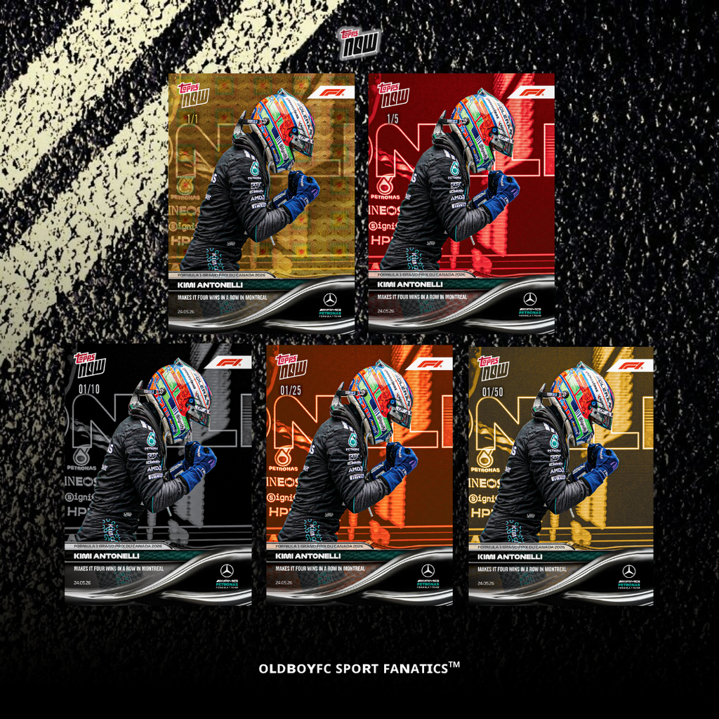 Topps Now Kimi Antonelli 2026 加拿大大獎賽 球星卡 帶編卡圖