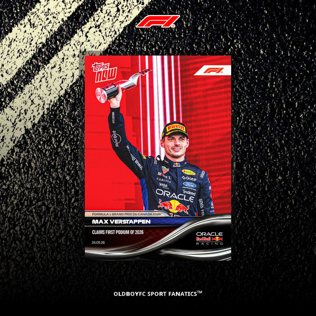 Topps Now Max Verstappen 2026 加拿大大獎賽 球星卡 正面圖