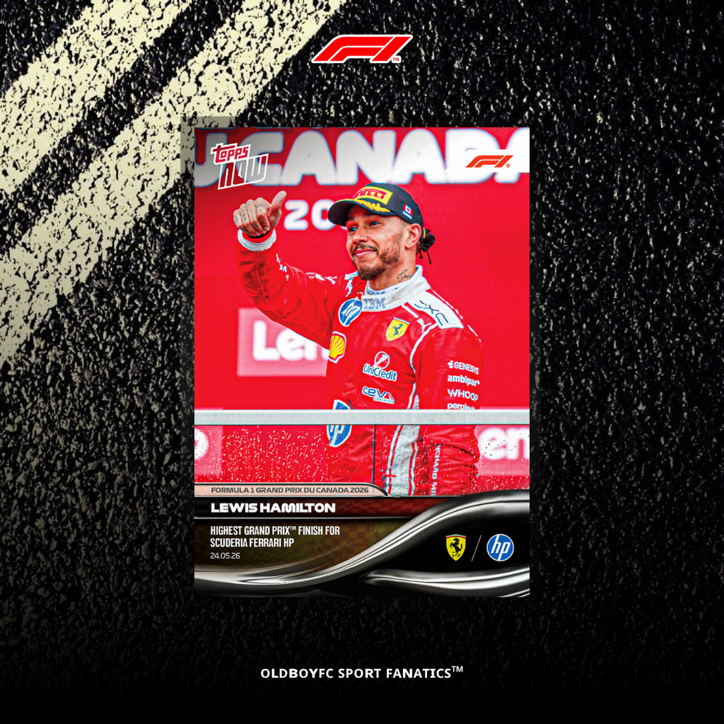 Topps Now Lewis Hamilton 2026 加拿大大獎賽 球星卡 正面圖
