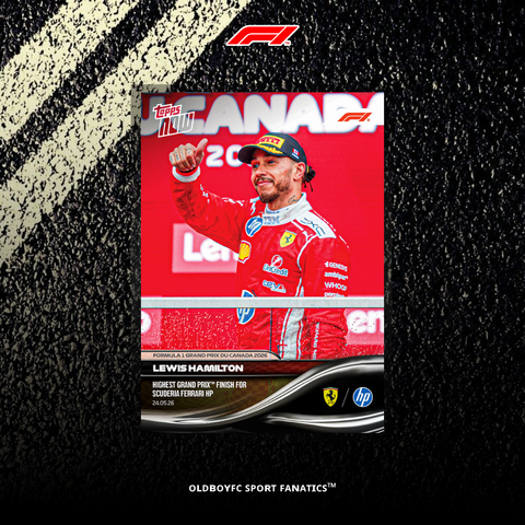Topps Now Lewis Hamilton 2026 加拿大大獎賽 球星卡 正面圖