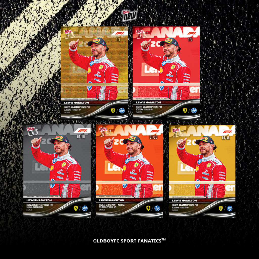 Topps Now Lewis Hamilton 2026 加拿大大獎賽 球星卡 背面圖