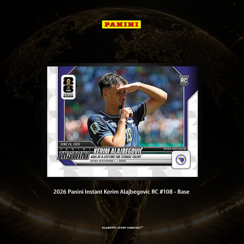 2026 Panini Instant Kerim Alajbegovic RC #108 - Base