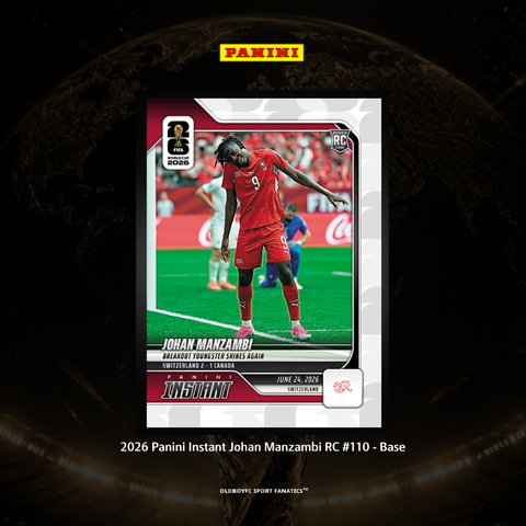 2026 Panini Instant Johan Manzambi RC #110 - Base