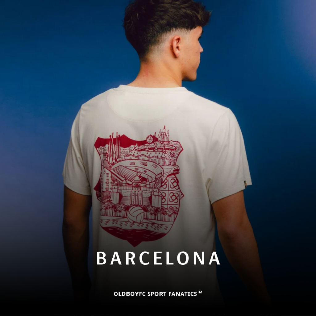 【巴薩】T-shirt beige Barça