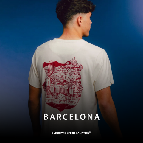 【巴薩】T-shirt beige Barça