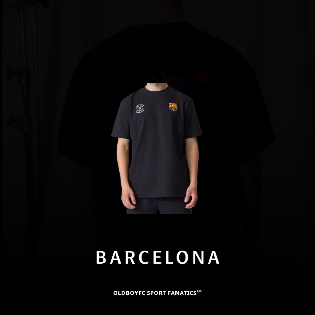 【巴薩】T-shirt Black Core II City Barça